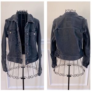 Liverpool Jeans Gray Stretch Denim Jean Jacket